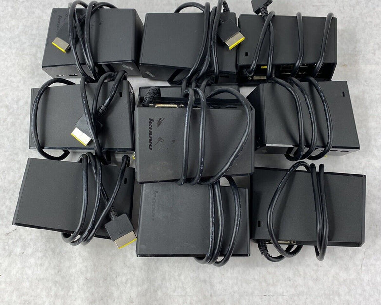 Lot of 10 Lenovo ThinkPad OneLink Docks Model DU9033S1