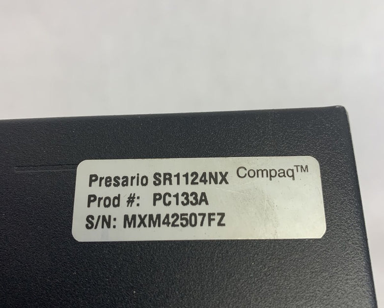 HP Presario SR1124NX MT AMD Athlon XP 2800 + 2.08GHz 1GB RAM No HDD No OS