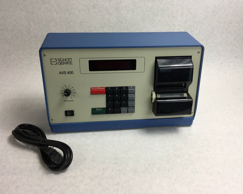 Schott Gerate AVS 400 Includes Power Cord