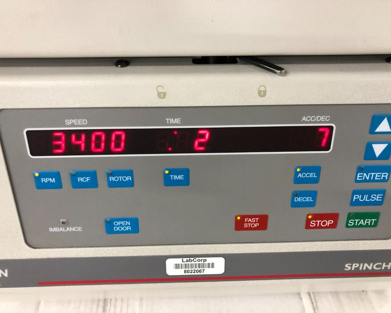 Beckman Coulter Spinchron DLX Benchtop Swing Bucket Centrifuge 365303