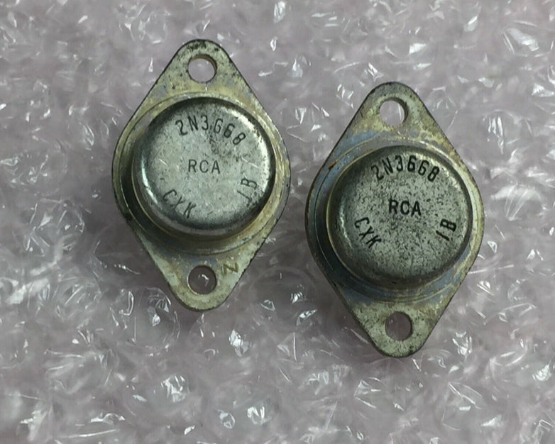 RCA 2N3668 Transistor Lot of 2 NOS