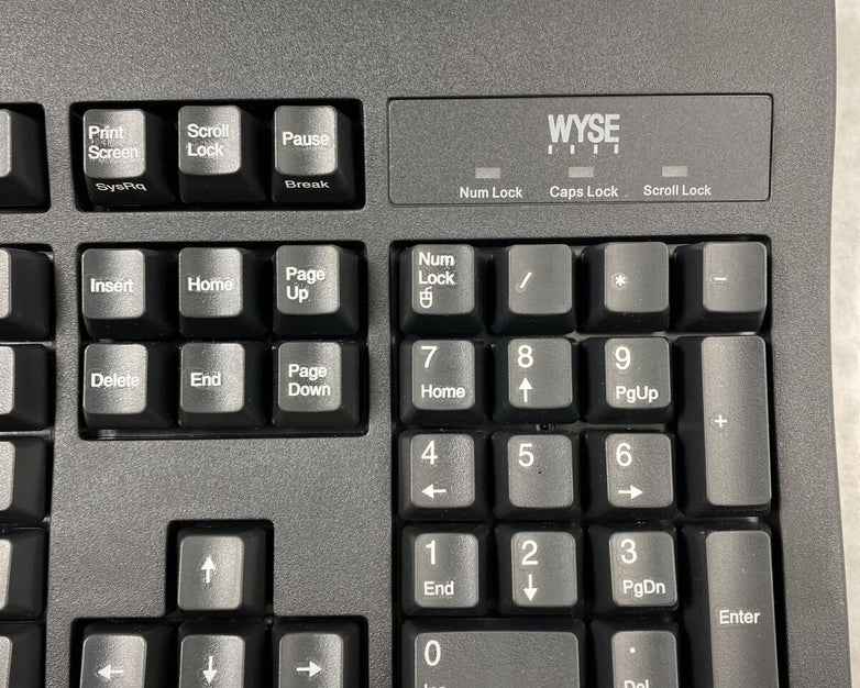 Wyse 901716-06L USB Keyboard KU-8933 With PS/2 Port Black OEM New In Box