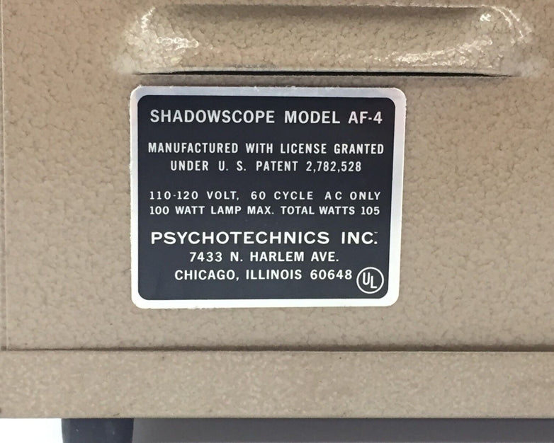 Psychotechnics Shadowscope Model AF-4