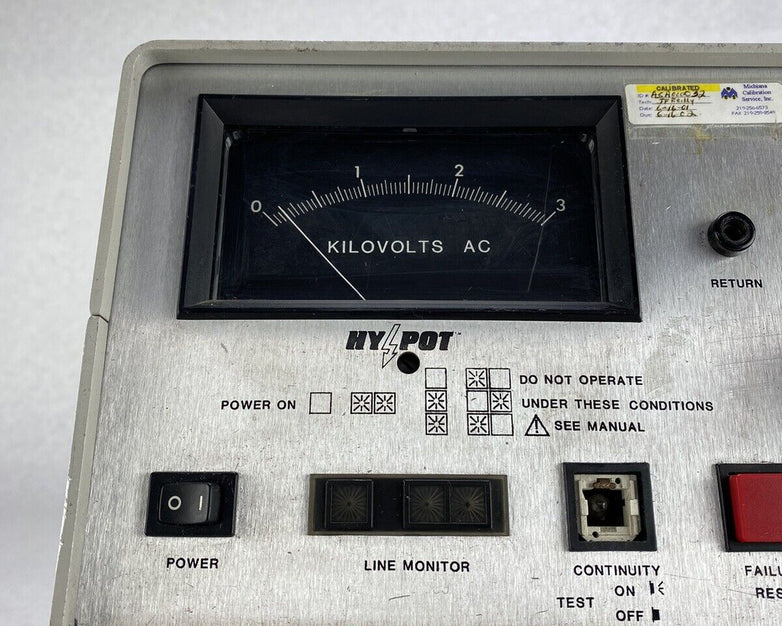 Associated Research 4040AT AC/DC Hypot Ground Continuity Test Set SOLD AS IS