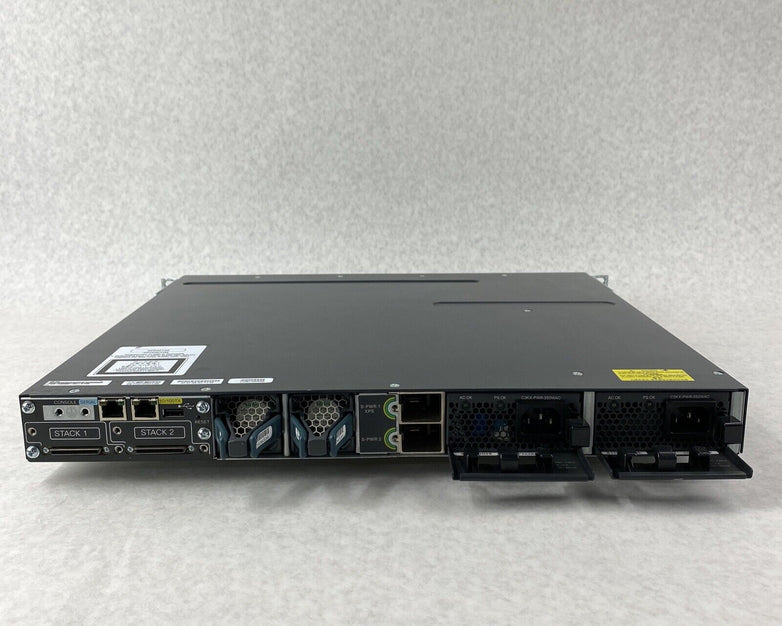 Cisco WS-C3750X-48T-S Catalyst Series 48-Port Gigabit Switch with 2 PSU