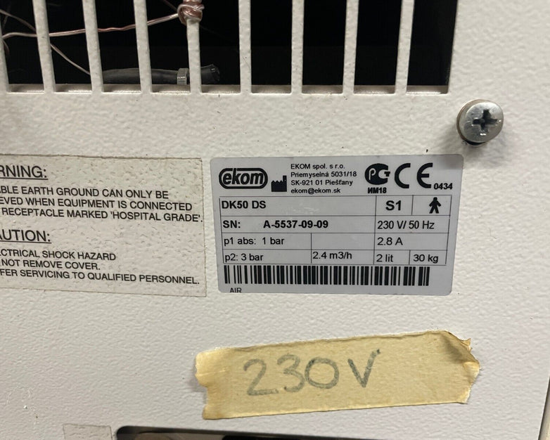 Ekom DK50 DS Ventilator Compressor, 230V