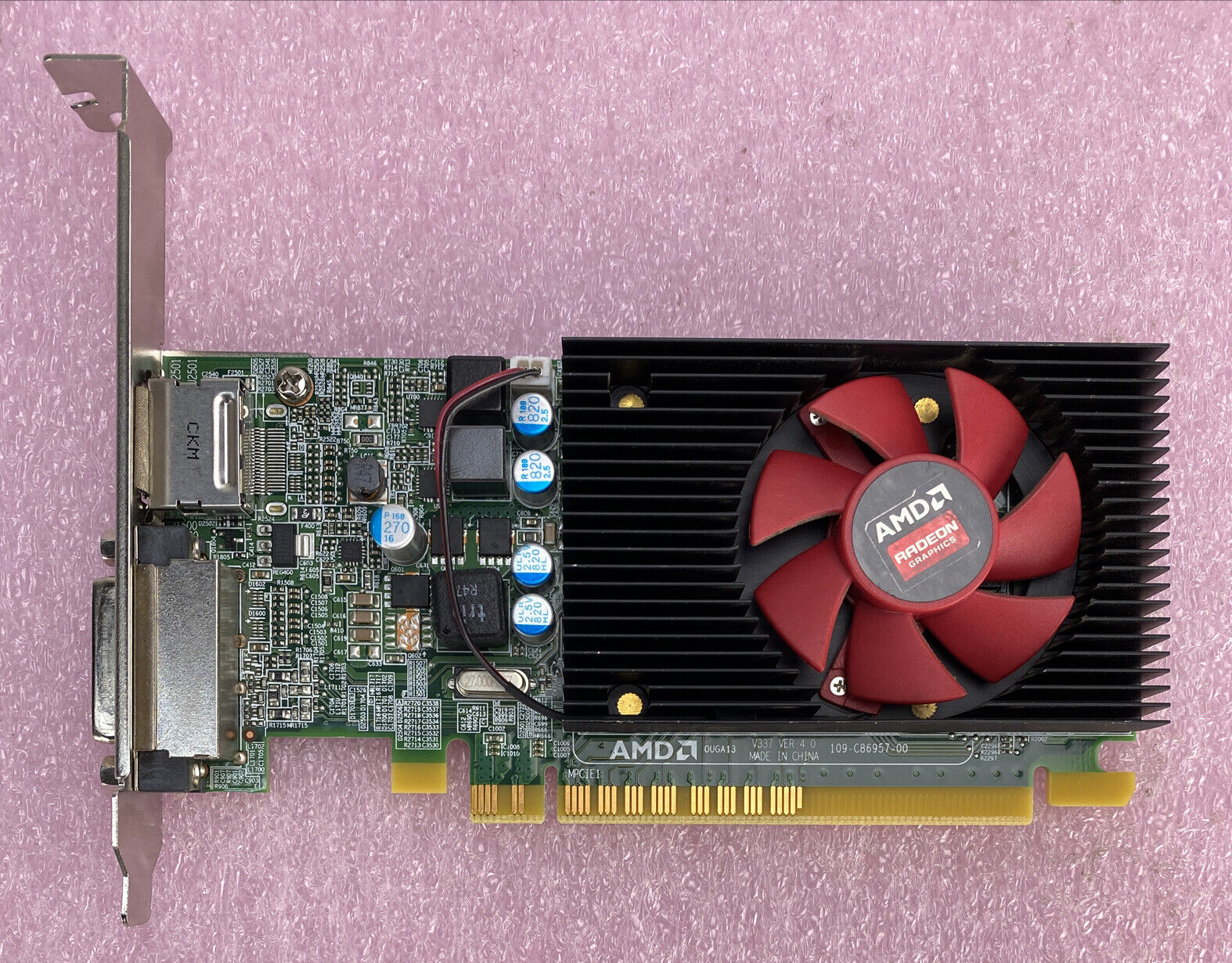 Dell 01X3TV AMD Radeon R5 430 2GB GDDR5 DVI DP PCIe Graphics Card 0F8PX 0K6T46