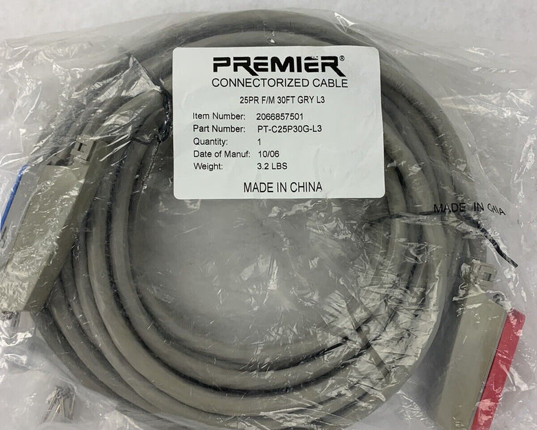 Premier PT-C25P30G-L3 25pr F/M 30FT
