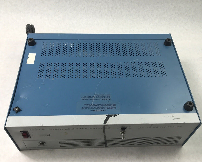 McGohan MS-501 Electronic 50 Watt Booster Amplifier
