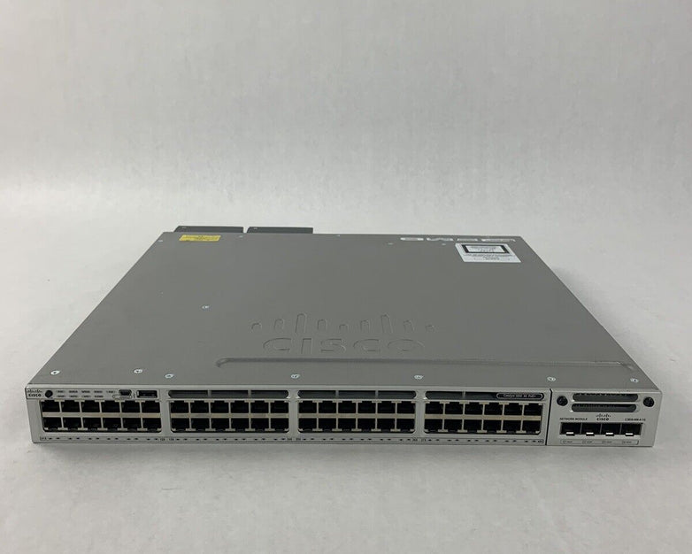 Cisco Catalyst WS-C3850-48PW-S 48 Port Ethernet Switch W/ C3850-NM-4-1G Module