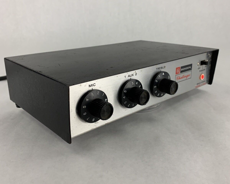 Vintage Bogen Challenger C-20A Solid State 20W Power Tested