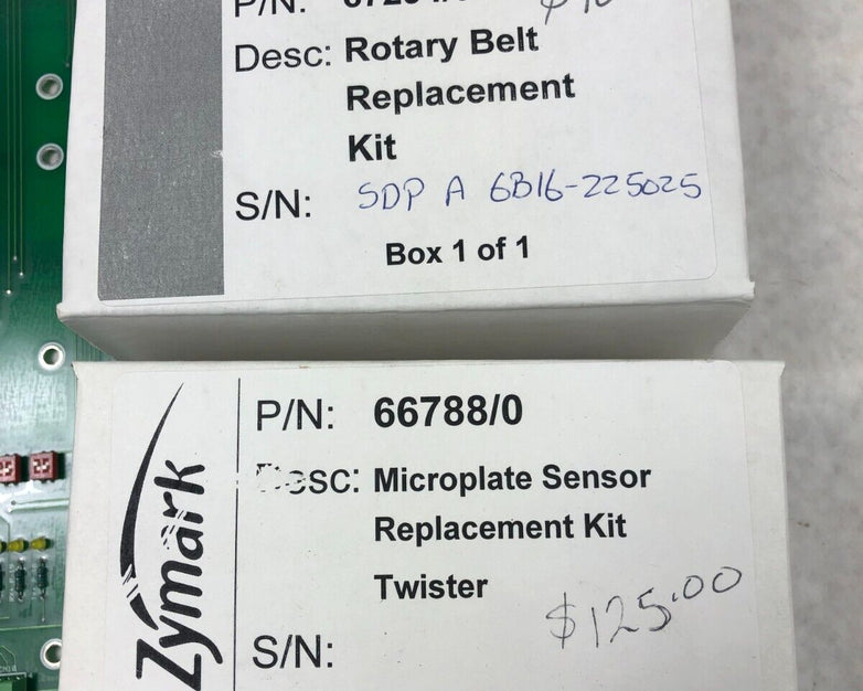 Lot of Zymark Bio Rad Twister Robot Spare Replacement Parts