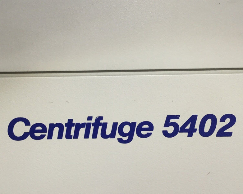 Eppendorf 5402 Centrifuge Includes Power Supply Err 6 Parts or Repair Only