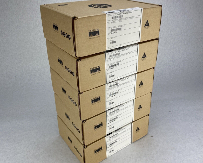 Lot of 5 Cisco Systems Air-Ant2012 2.4Ghz 6.5dBi 74-2012-01 800-24479-01