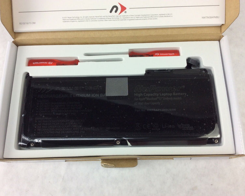 Newertech NuPower Battery 13" Unibody Apple MacBook 6.1 7.1 A1331 Battery 65W