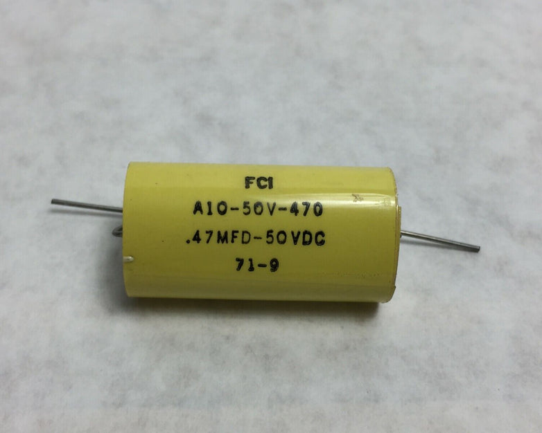 NOS TC1 A10-50V-470 .47MFD-50VDC Lot of 2