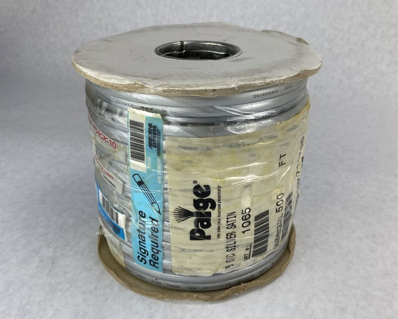 Paige Electric 1065 6/C Silver Satin 150V - 500 FT