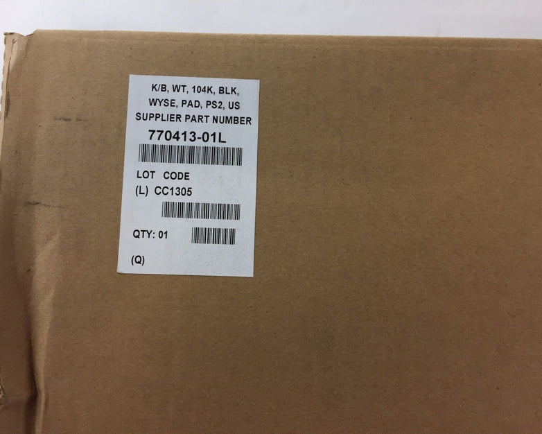 Wyse 7701413-01L PS2 Keyboards Black US Lot of (2)