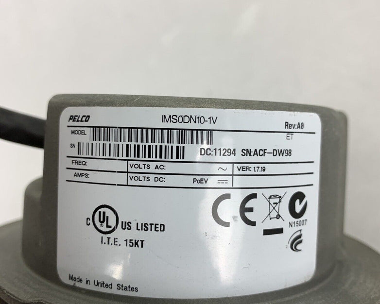 Pelco 3.0C-H4A-D01 Vandal-Resistant Indoor Fixed Dome Camera IMS0DN10-1V