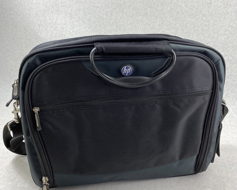HP branded HP400-03 Top Load Laptop Shoulder Carry Case Satchel Pine Green
