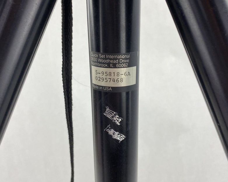 Quickset Heavy Duty Black Tripod Aluminum