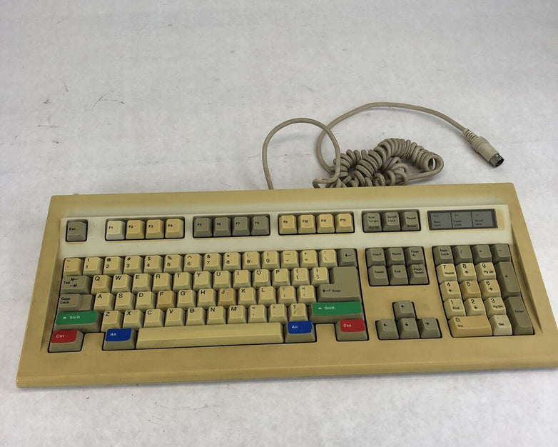 Vintage Mitsumi Electric CO Keyboard KPQ-E99YC 5 Pin