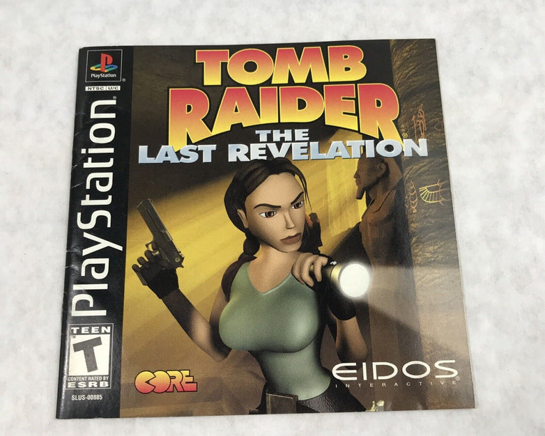 Tomb Raider: The Last Revelation PlayStation W/ Manual