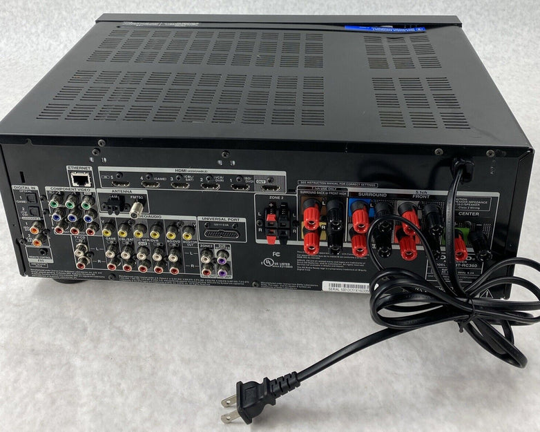 Onkyo HT-RC360 7.2 Channel Network Audio Video Receiver NO SOUND parts repair