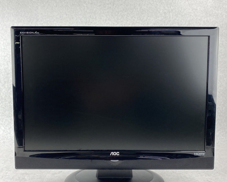 AOC L22W898 22" 720p LCD HDTV TV Television HDMI VGA RCA S-Video w/o REMOTE