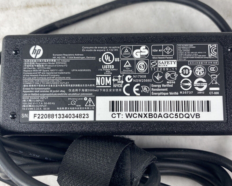 Lot of 15 HP AC Power Adapters PPP009C Laptop Charger 19.5V 65W