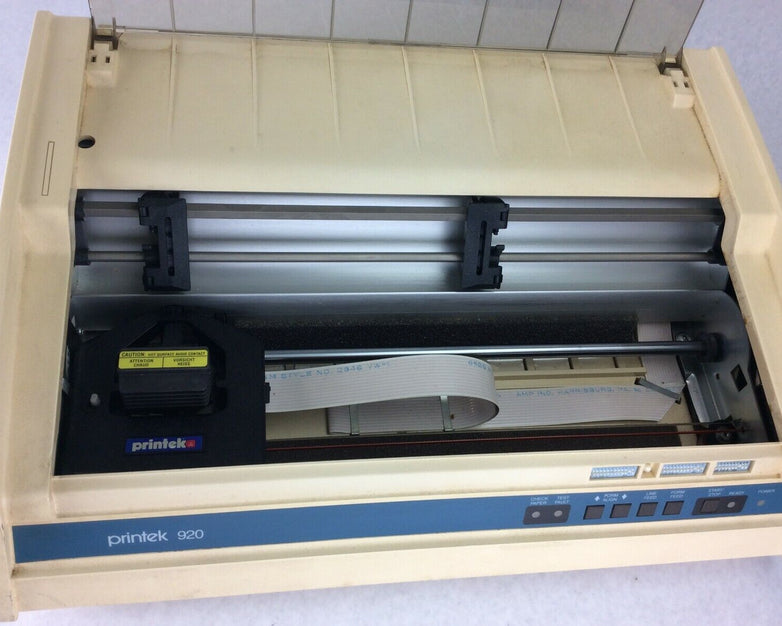 Printek Model 920 Dot Matrix Printer Serial