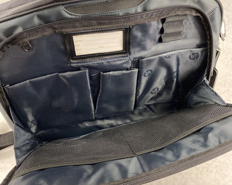 HP branded HP400-03 Top Load Laptop Shoulder Carry Case Satchel Pine Green