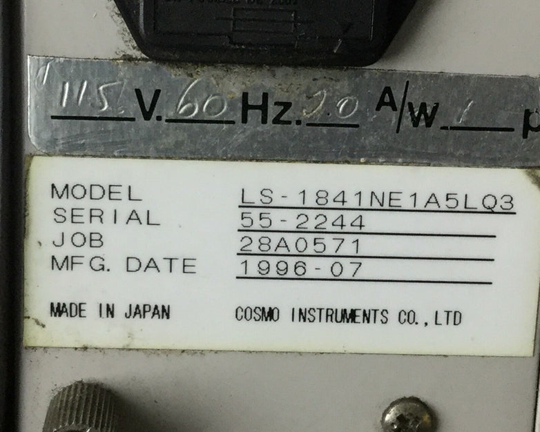 COSMO LS-1841N Air Leak Tester Includes Power Cord