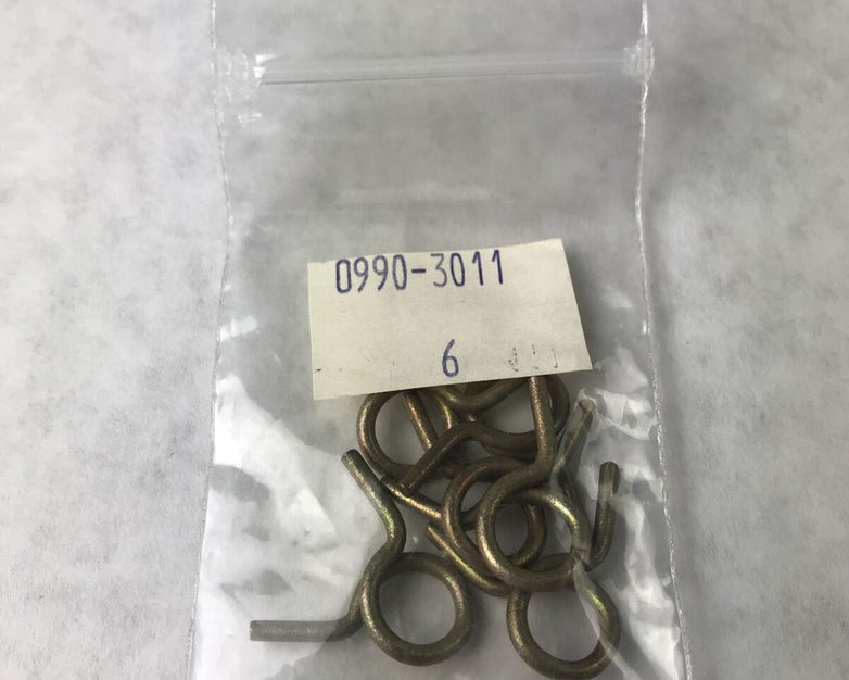 6 Tube Clamps 0990-3011 for Perkin Elmer Pyris 1 TGA NEW