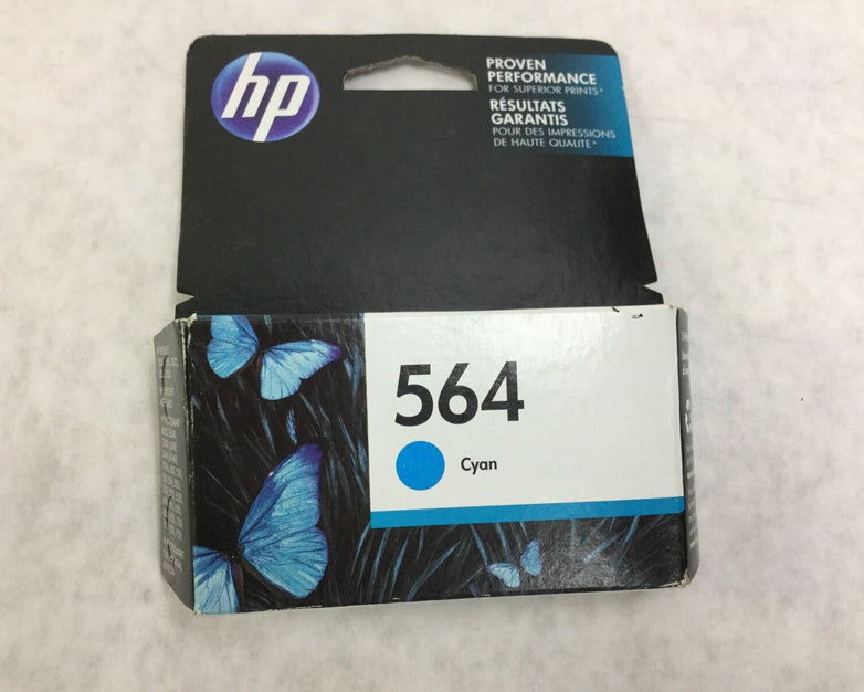 Genuine HP 564 Cyan CB318WN Warranty End Date Jul 2017 Factory Sealed NIB