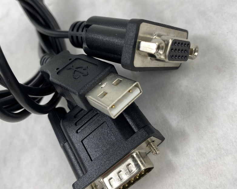 AVerMedia QuickPlay PC VGA Dsub to TV S-Video RCA Converter UNTESTED