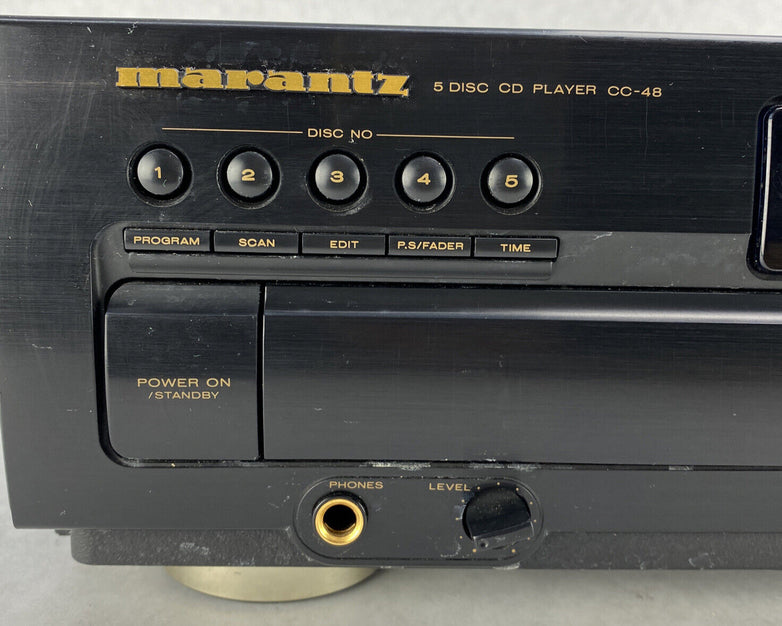 Marantz CC-48U BL 5 Disc CD Changer Player No Remote NEEDS REPAIR