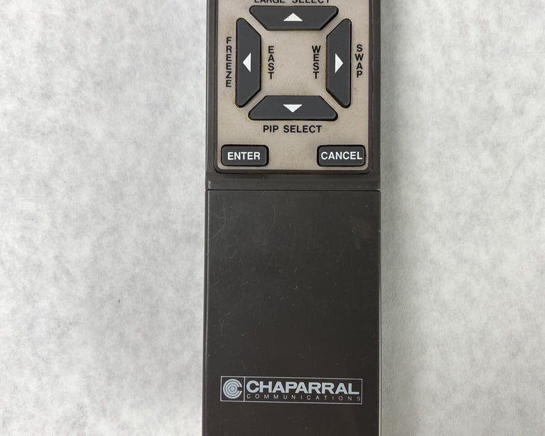 Chaparral Communications 11-3999-1 Monterey UHF/IR Remote Control BAD CHup