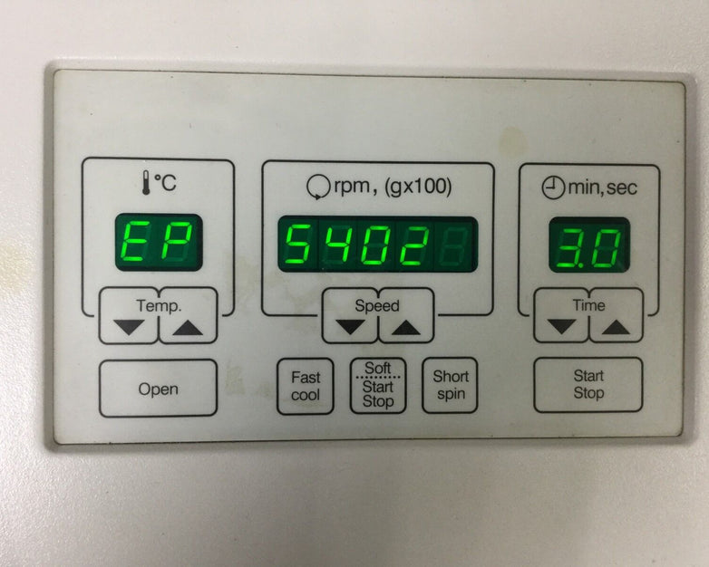 Eppendorf 5402 Centrifuge Includes Power Supply Err 6 Parts or Repair Only