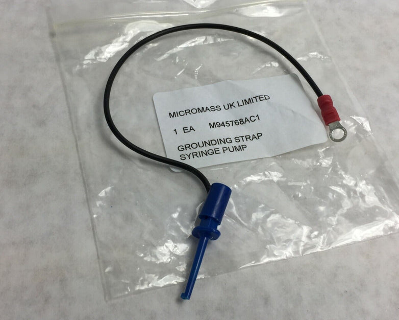 Waters Micromass Grounding Strap Syringe Pump M945768AC1 NOS