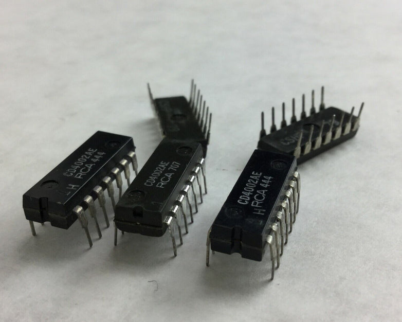 Genuine RCA CD4002AE Integrated Circuit 14 Pin Dip Lot of 5