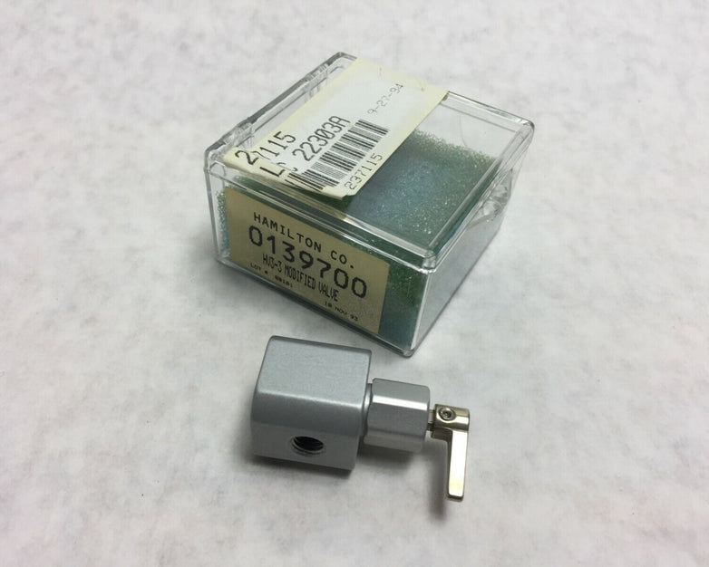Hamilton HV3-3 Modified Valve 0139700 237115 NOS