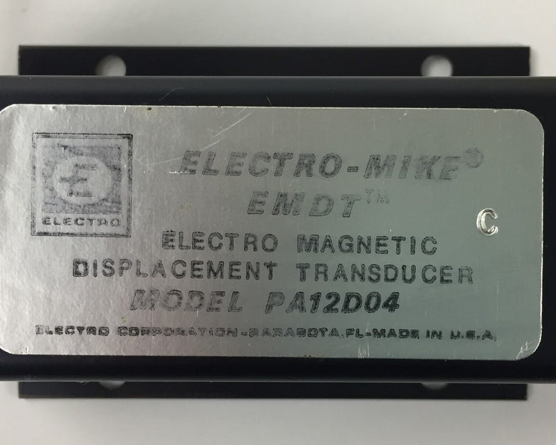 Electro Mike, PA12D04 Electro Magnetic Displacement Transducer