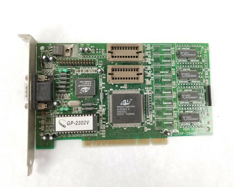 Avance Logic GP-2302VD-A40 PCI VGA Video Graphics Card