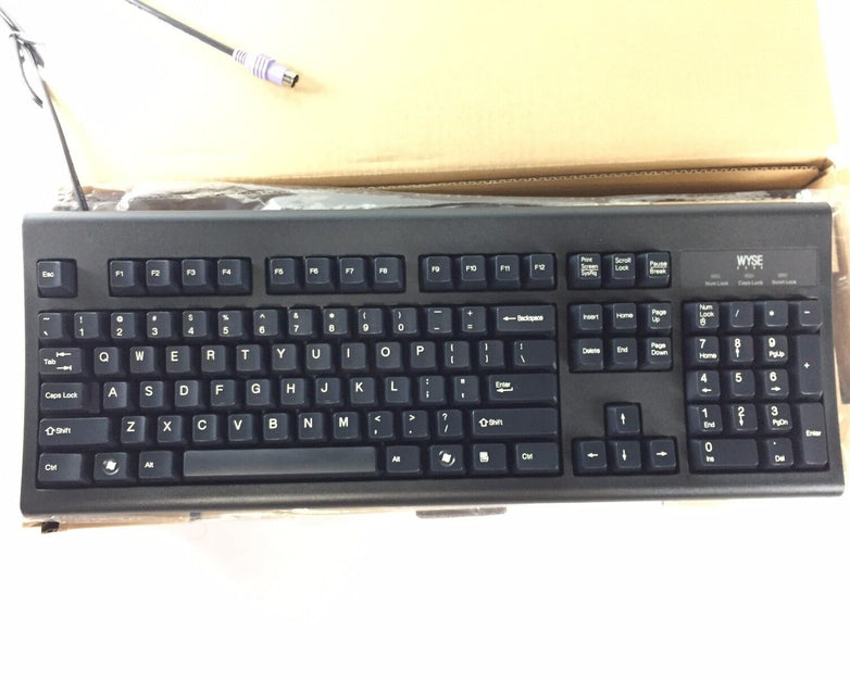 Wyse 7701413-01L PS2 Keyboards Black US Lot of (2)