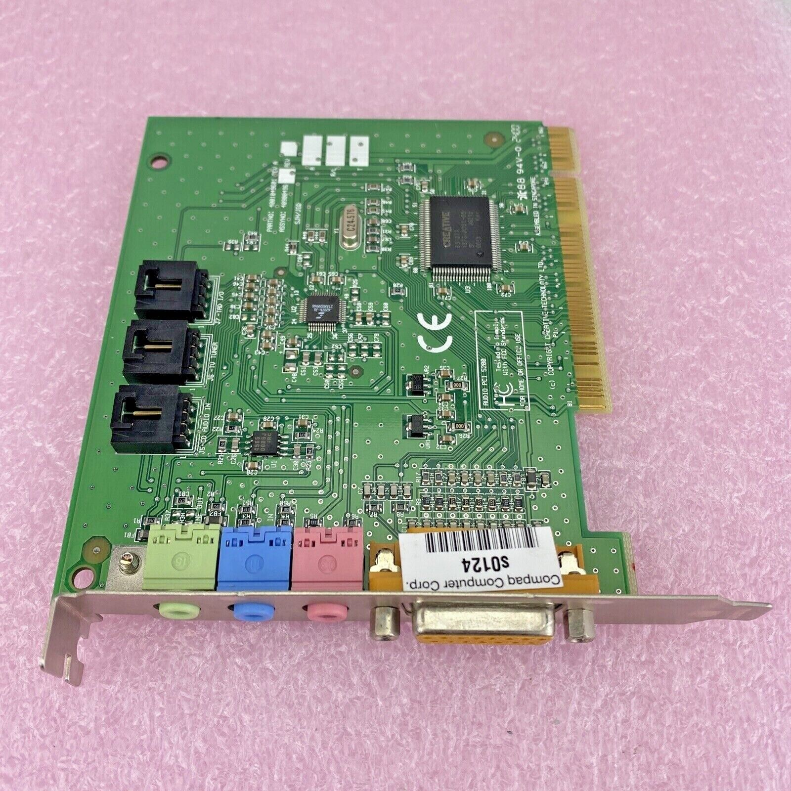 Compaq 102392-003 A5023641 PCI sound card w/ gameport 113897-003