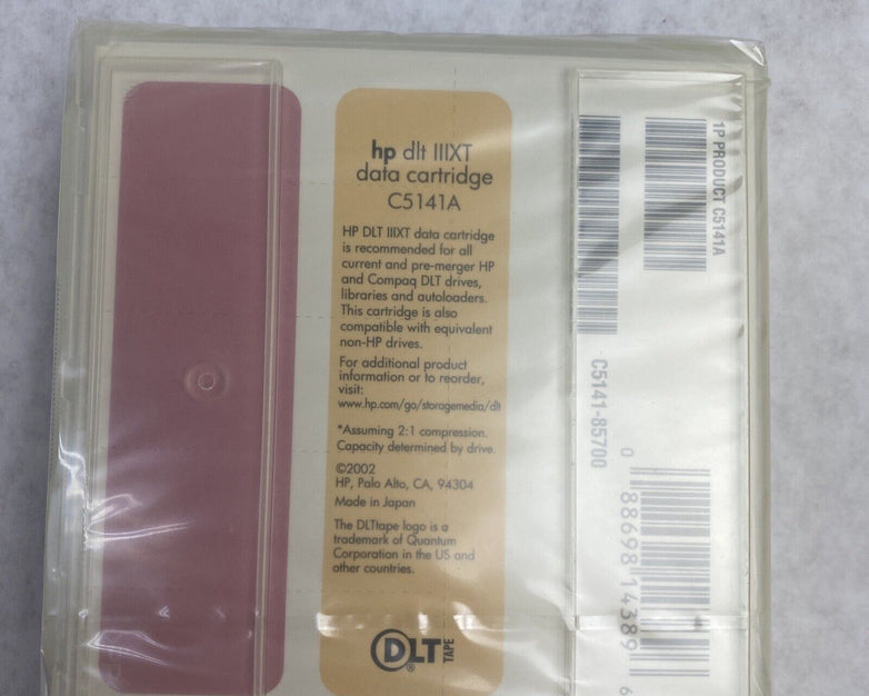 Lot ( 5 ) HP DLT IIIXT 30GB Data Cartridge SureStore Tape C5141A-85700