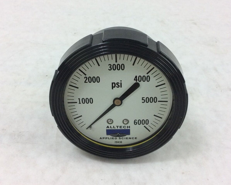 Alltech 9299 Flowthrough Pressure Gauge 6000 PSI