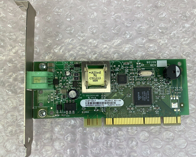 Lot of 3 various PCI card 56k fax modems Conexant KB5815G Agere 90109-2 P40
