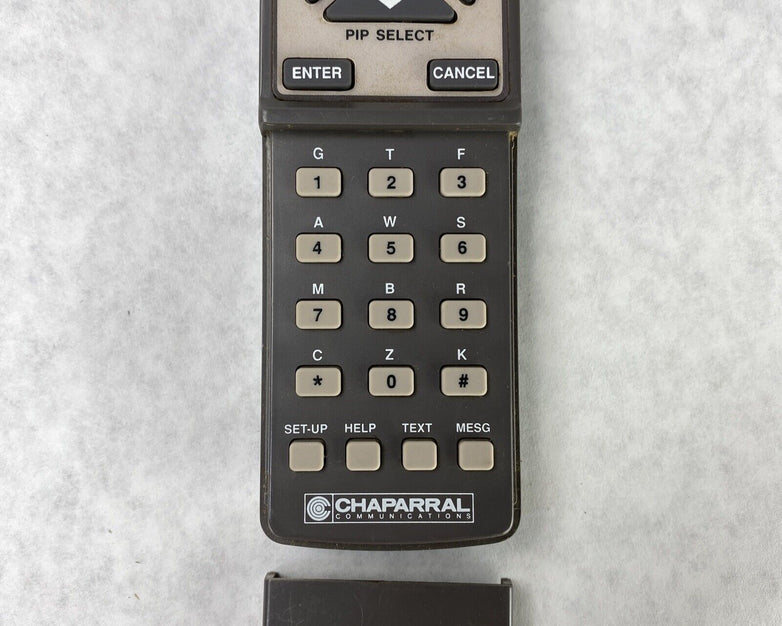 Chaparral Communications 11-3999-1 Monterey UHF/IR Remote Control BAD CHup